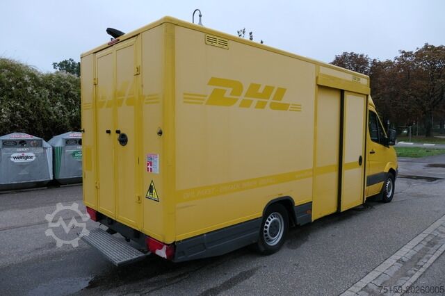 Box van mercedes-benz SPRINTER 310 CDI MAXI EURO-5 KOFFER REGALE KAMERA DURCHGANG
