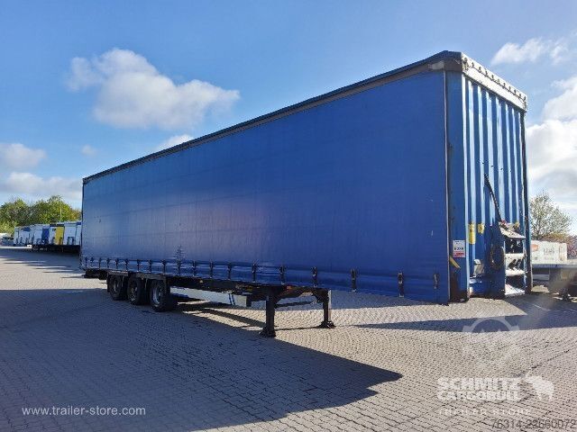 Auflieger mit Pritsche & Plane Krone Curtainsider Mega
