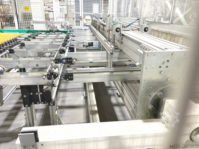 CNC Flexible through-feed DRILLING LINE MORBIDELLI + MAHROS (SCM Group) Author 912 + Runner