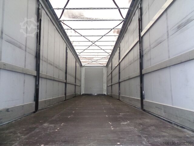 Semi-trailer with flatbed & tarpaulin FLIEGL SDS 390 Gardine Standard Ultralight Coil