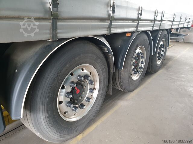 Semi-trailer with flatbed & tarpaulin FLIEGL SDS 390 Gardine Standard Ultralight Coil