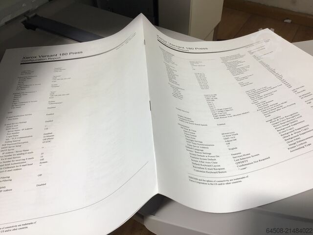 Xerox Versant 180 mit FIERY EX180 XEROX XEROX Versant 180 Press
