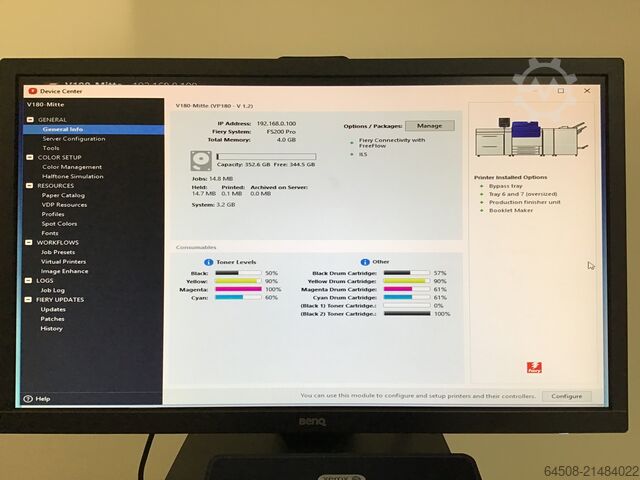 Xerox Versant 180 mit FIERY EX180 XEROX XEROX Versant 180 Press
