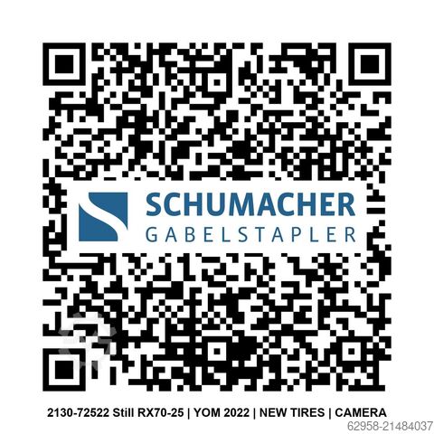 Diesel Forklift STILL RX70-25 | YOM 2022 | NEW TIRES | CAMERA