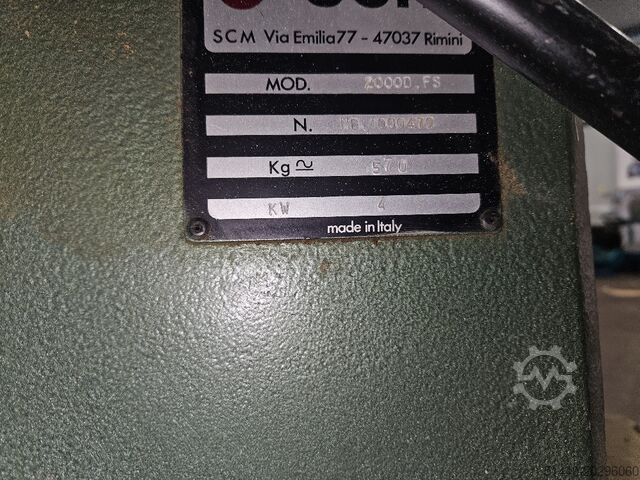 Abricht- & Dickenhobelmaschine kombiniert SCM 2000 D.FS