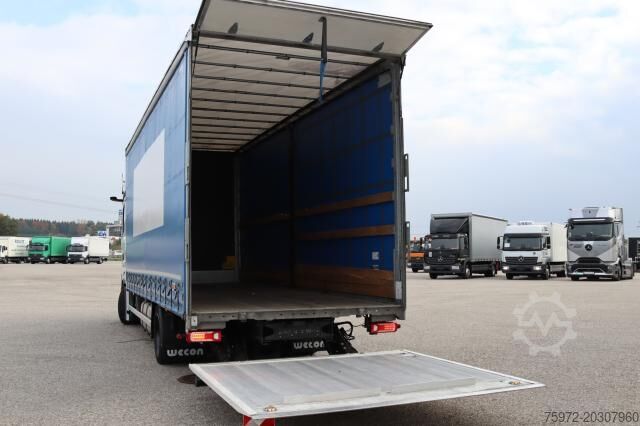 Flatbed truck with tarp Actros 1833 L nR Curtainsider