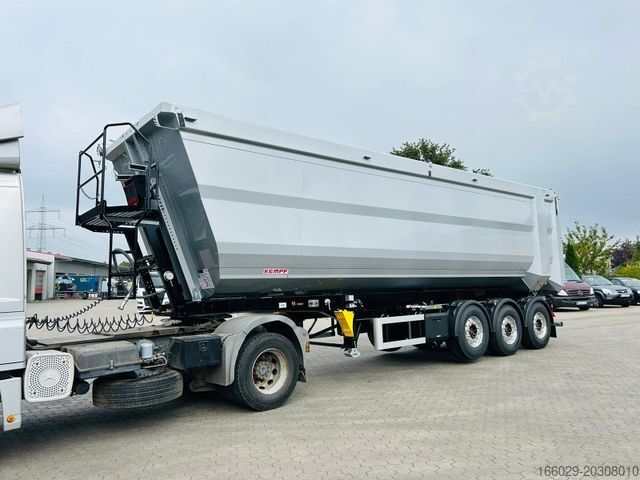 Tipper semitrailer KEMPF SKM 36/3 SR-Membran Stahl Halbrundmulde 50m³