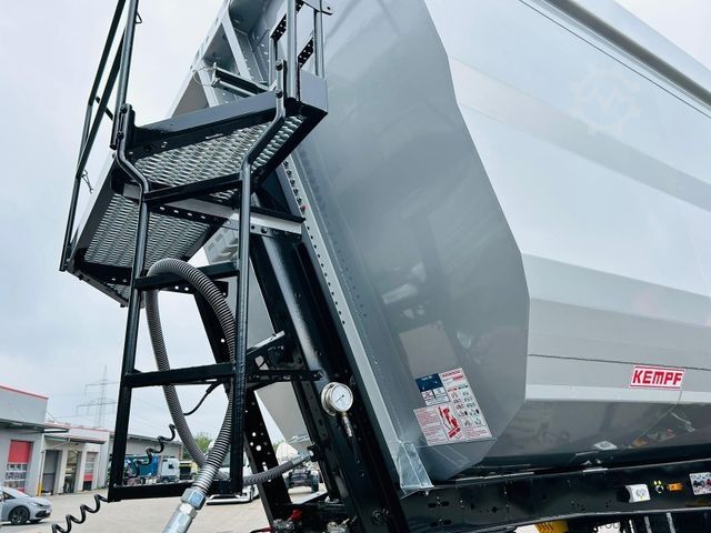 Tipper semitrailer KEMPF SKM 36/3 SR-Membran Stahl Halbrundmulde 50m³