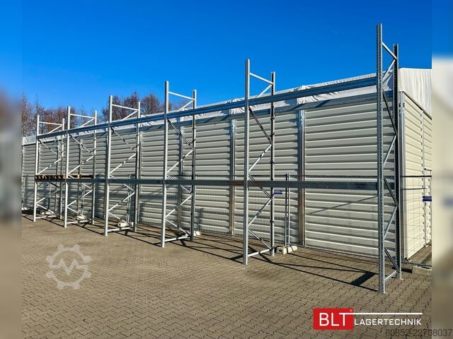 Palettenregal 14,0 lfm Palettenregale für Außenbereich H: 4,5m , 3000 kg Fachlast , FVZ