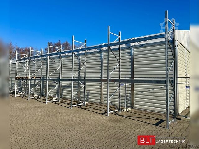Palettenregal 19,6 lfm Palettenregale für Außenbereich H: 4,5m , 3000 kg Fachlast , FVZ