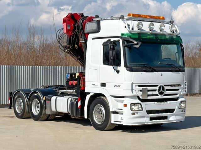 Truck mounted crane MERCEDES-BENZ ACTROS 2548* Sattelzugmaschine* HMF 3622 K4/FUNK