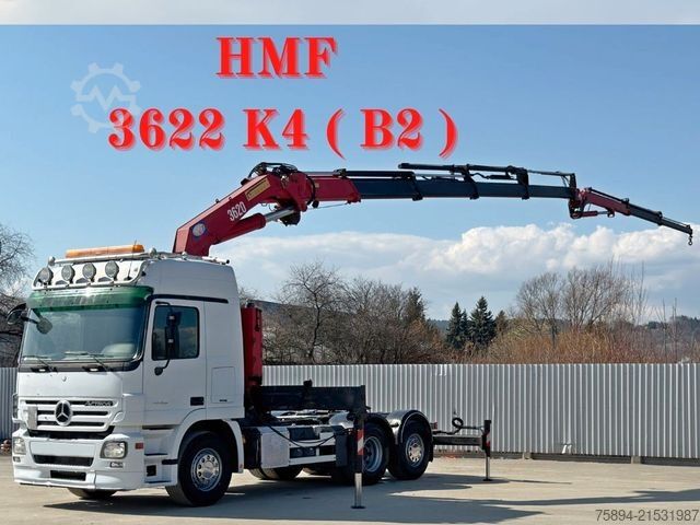 Standard tractor unit MERCEDES-BENZ ACTROS 2548* Sattelzugmaschine* HMF 3622 K4/FUNK
