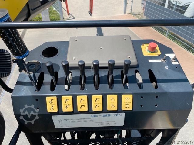 Autokran DAF XF 530 FAN 6X2 Baustoffpritsche mit HYVA HC213E3