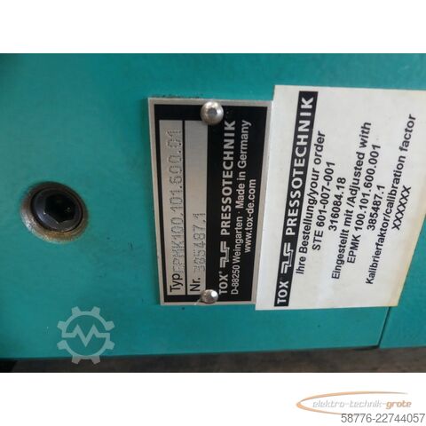 Komponente  Tox Pressotechnik STE 601-007-001 / EPMK 100.101.600.001 Spindelhub