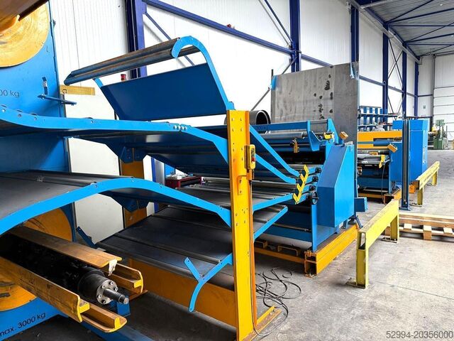 Abwickel- und/oder Rollformlinien Forstner 1250 x 2 mm slitting & cut to length CNC