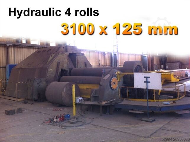 Bending rolls Verrina 3100 x 125 mm