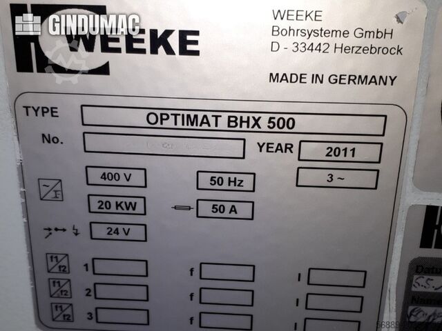 CNC-Bearbeitungszentrum HOMAG WEEKE OPTIMAT BHX 500