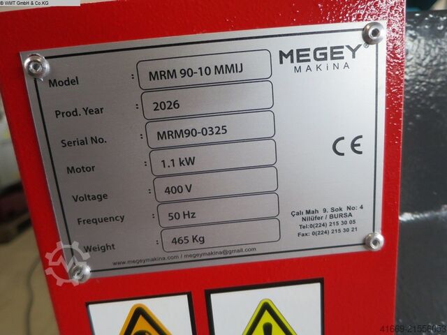 Blechbiegemaschine - 3 Walzen MEGEY MRM 90-10 MMJ