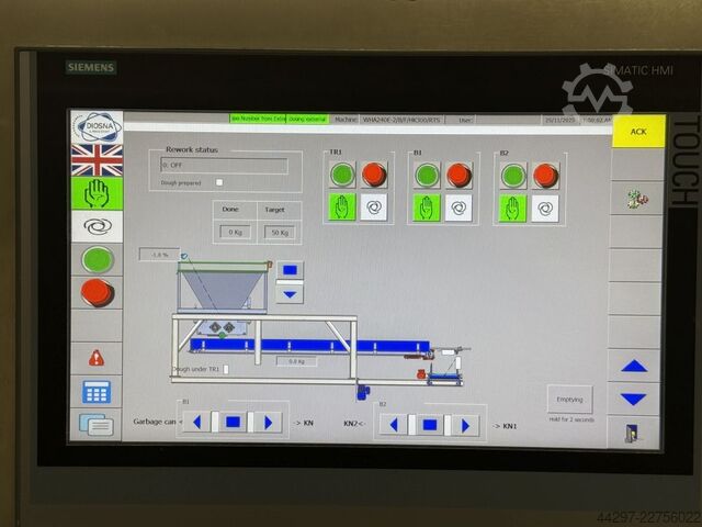 Spiral kneading machine Diosna WH 240 E Premium Hygenic Design