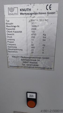Hydraulische Tafelschere KNUTH KHT-H 2006 NC