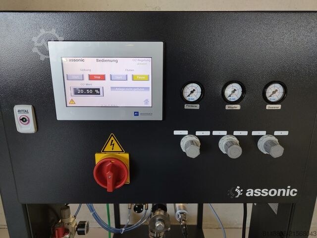 Compact screening machine for metal powder Assonic CSM-500 SPC