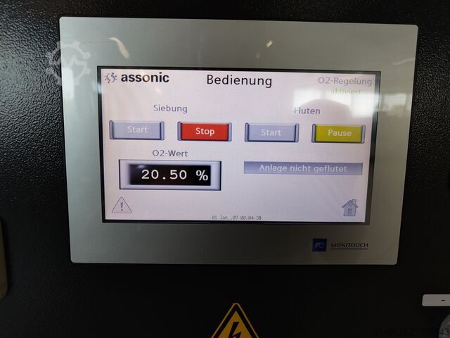 Compact screening machine for metal powder Assonic CSM-500 SPC