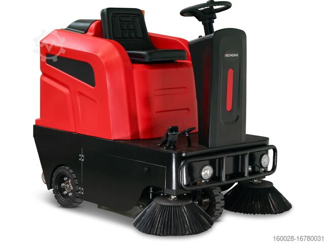 Kehrmaschine SCHORR Aufsitzkehrmaschine RR80KM 80 Liter Kehr