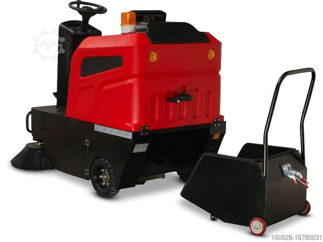 Kehrmaschine SCHORR Aufsitzkehrmaschine RR80KM 80 Liter Kehr