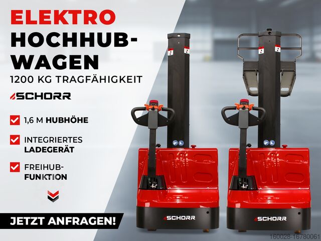 Hochhubwagen SCHORR Hochhubwagen 1200KG Monomast Freihub