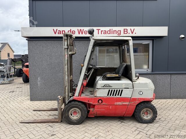 Linde H30D duplex 315, 3rd function, 3-cylinder air-cooled DIESEL LINDE H30D duplo315 3e functie 3 cilinder luchtgekoeld DIESEL