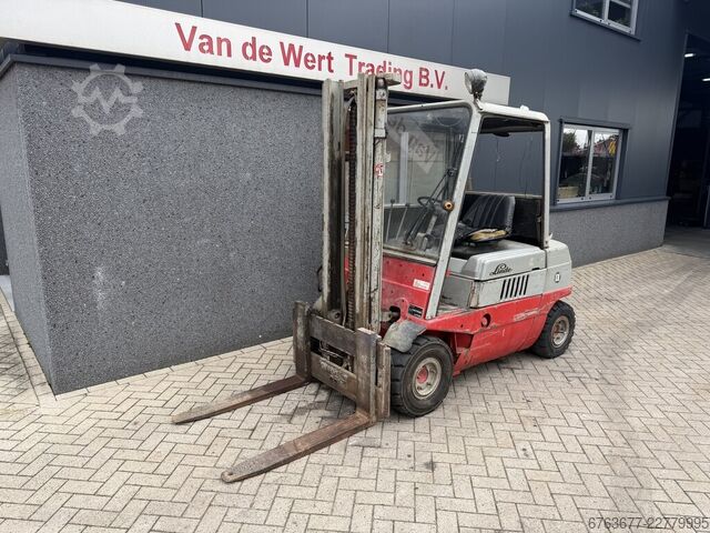 Linde H30D duplex 315, 3rd function, 3-cylinder air-cooled DIESEL LINDE H30D duplo315 3e functie 3 cilinder luchtgekoeld DIESEL