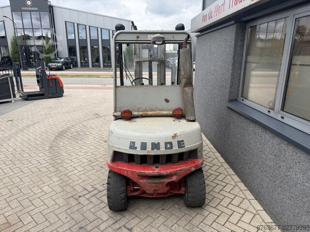 Linde H30D duplex 315, 3rd function, 3-cylinder air-cooled DIESEL LINDE H30D duplo315 3e functie 3 cilinder luchtgekoeld DIESEL