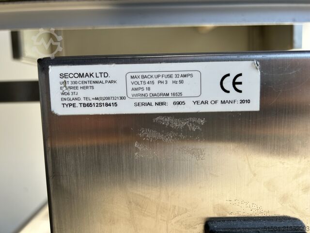 Schrumpfanlage Secomak Shrink tunnel