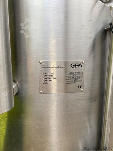 Niro mobiler kleiner Sprühtrockner aus Edelstahl, Größe 0.8, Abmessungen: 2'7" × 2'3" NIRO Mobile Minor 0.8