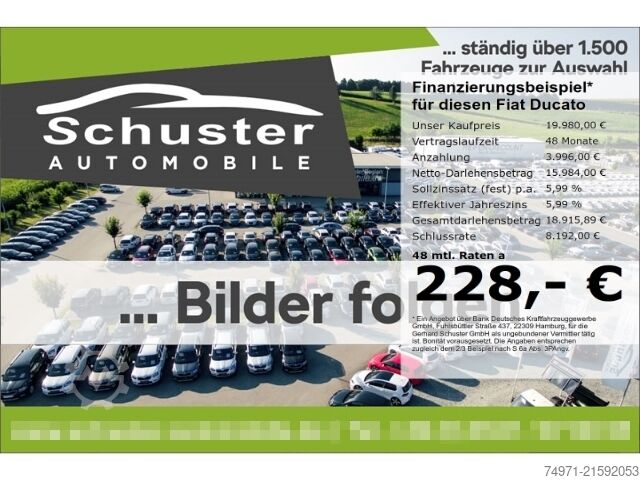 LKW mit Pritsche (offen) Fiat Ducato DoKa Pritsche L4 3,3t*StndHzg AHK 6-Sitze