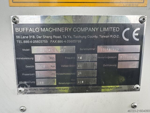 CNC-Drehmaschine Buffalo Machinery MICROTURN LT-52