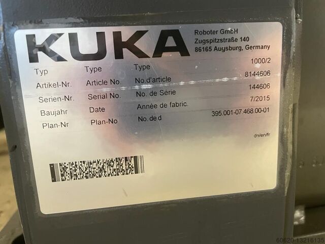 Industrieroboter KUKA KR60L45-3 mit Linearachse KL1000