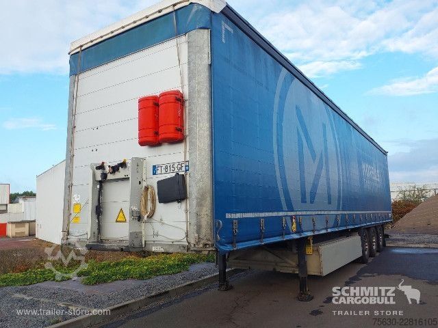 Auflieger mit Pritsche & Plane Schmitz Cargobull Semitrailer Curtainsider Standard Hayon