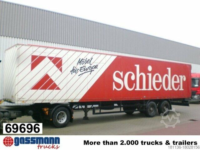 Box semitrailer Spier SPIER SLG 2/90, Möbelauflieger, 80 cbm