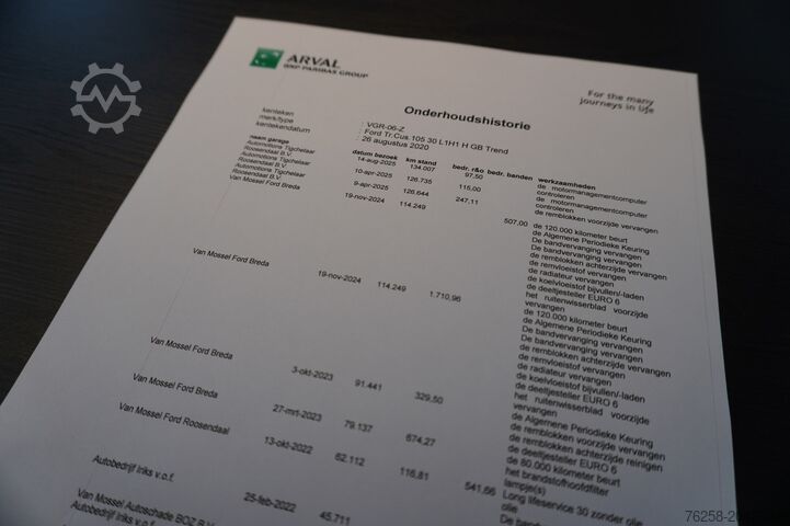 Kastenwagen Ford Transit Custom 2.0 TDCI EURO 6 - Airco - Navi -...