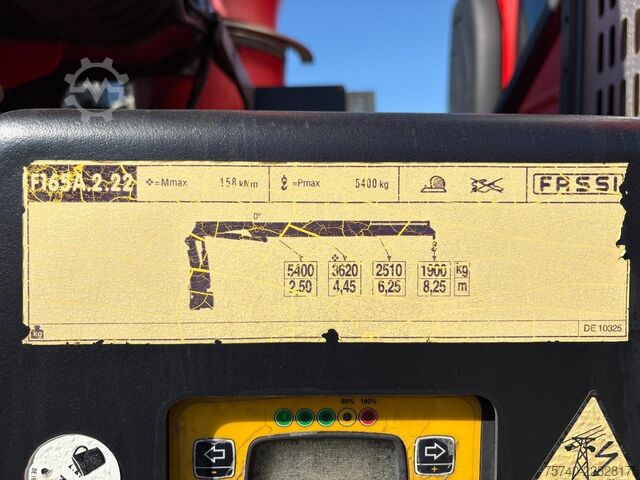Autotransporter Renault Premium 380 DXI + FASSI F 165-- 2 X EXT. + REMO...