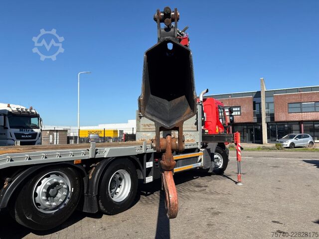 Autotransporter Renault Premium 380 DXI + FASSI F 165-- 2 X EXT. + REMO...