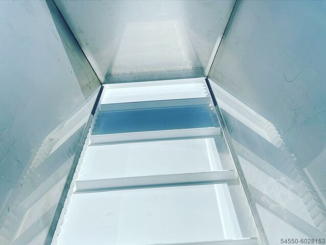 Flat belt conveyor food FDA white die magnetprofis 2021052701