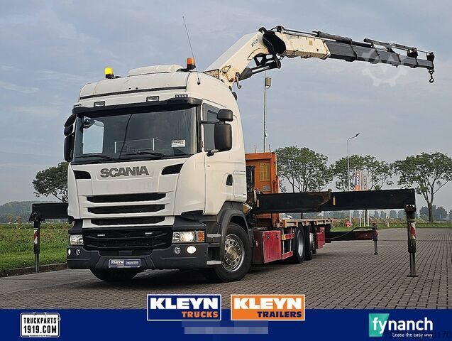 Platform trailer SCANIA R450 HMF 5020