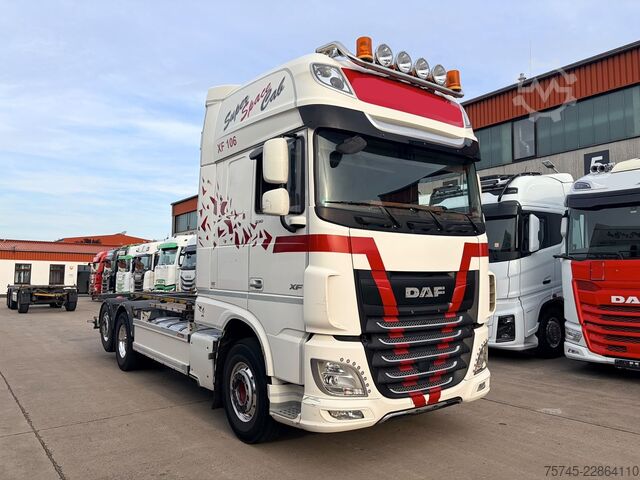 Wechselfahrgestell LKW DAF XF 530 FAN  / LENK+LIFT / 1.HD / STAND * ALCOA