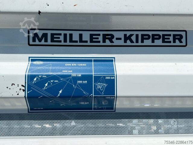 Dreiseitenkipper LKW MAN L90 18.284 4x4 LOF Kipper/Kran/47 tkm/HA gelenkt