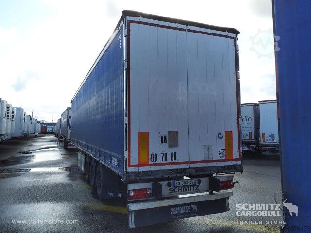 Auflieger mit Pritsche & Plane Schmitz Cargobull Semitrailer Curtainsider Standard