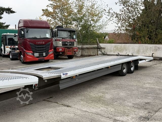 Autotransporter Anhänger Techau 9m Luftfederung Strom Durchladefunktion