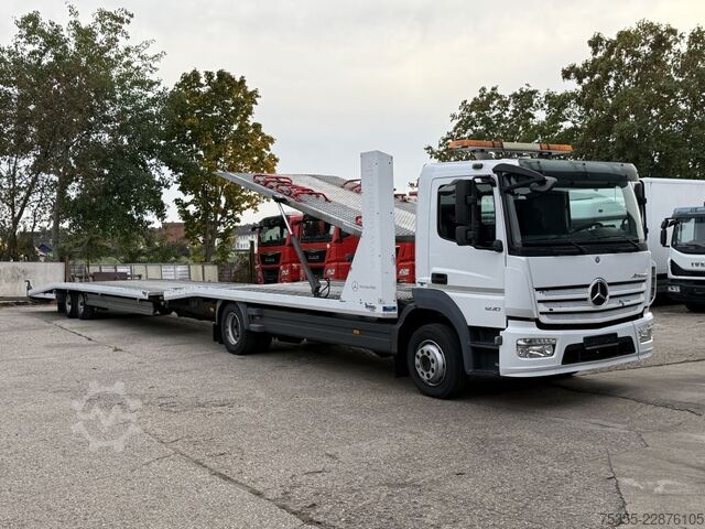 Autotransporter Anhänger Techau 9m Luftfederung Strom Durchladefunktion