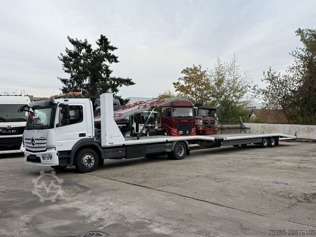 Autotransporter Anhänger Techau 9m Luftfederung Strom Durchladefunktion